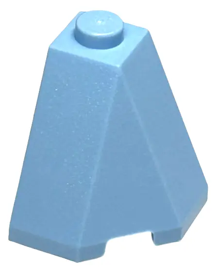 Bright Light Blue Wedge 2 x 2 x 2 (Slope 65 Corner)