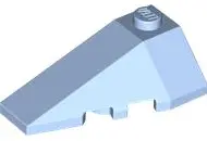 Bright Light Blue Wedge 4 x 2 Triple Left