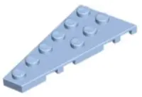 Bright Light Blue Wedge, Plate 6 x 3 Left