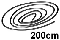 Black String, Cord Thin   200cm