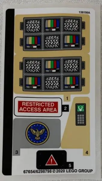 Sticker Sheet for Set 76157 - (67654/6298798)