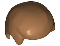 Medium Nougat Minifigure, Hair Male Smooth
