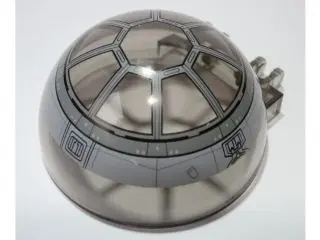 Trans-Brown Windscreen 6 x 6 x 3 Canopy Half Sphere with Dual 2 Fingers with SW Tie-Fighter Pattern
