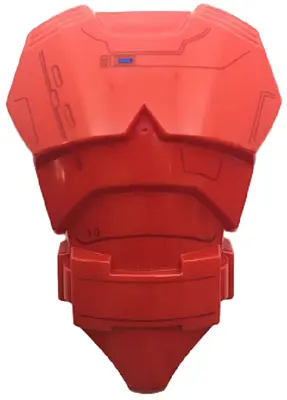 Red Large Figure Torso with SW Elite Praetorian Guard Armor Pattern