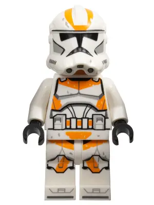 Clone Trooper, 212th Attack Battalion (Phase 2) - White Arms, Dirt Stains, Nougat Head, Helmet with 