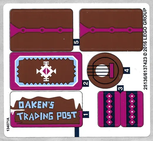 Sticker Sheet for Set 41066 - (25136/6137423)
