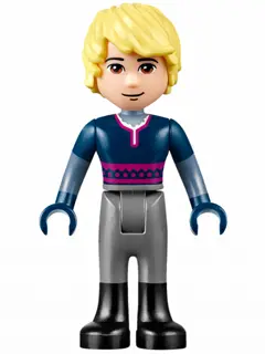 Kristoff - Dark Blue Top, Dark Bluish Gray Trousers, Black Boots