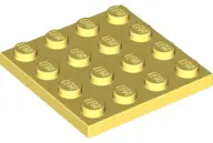 Bright Light Yellow Plate 4 x 4