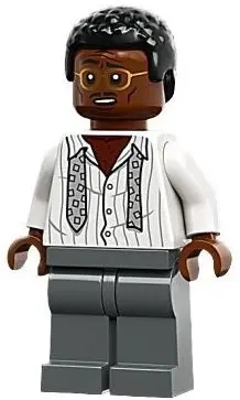 Ray Arnold - White Striped Shirt with Tie
