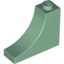 Sand Green Arch 1 x 3 x 2 Inverted