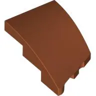 Orange Wedge 3 x 2 Left No Studs