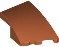 Orange Wedge 3 x 2 Right No Studs