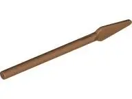 Nougat Minifigure, Weapon Pike / Spear - Handle with Flat End