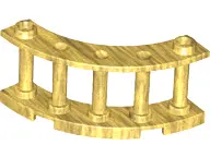 Pearl Gold Fence 4 x 4 x 2 Quarter Round Spindled with 2 Studs
