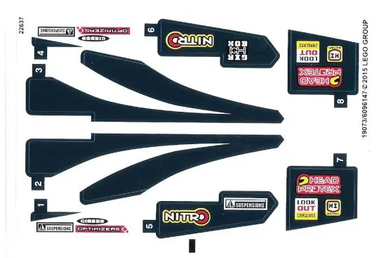 Sticker Sheet for Set 42033 - (19073/6096147)