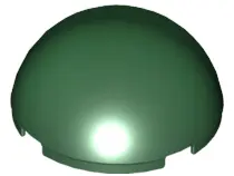 Dark Green Cylinder Hemisphere 4 x 4