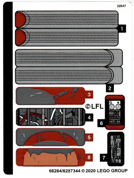 Sticker Sheet for Set 75271 - (66264/6287344)