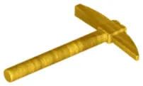 Pearl Gold Minifigure, Utensil Pickaxe