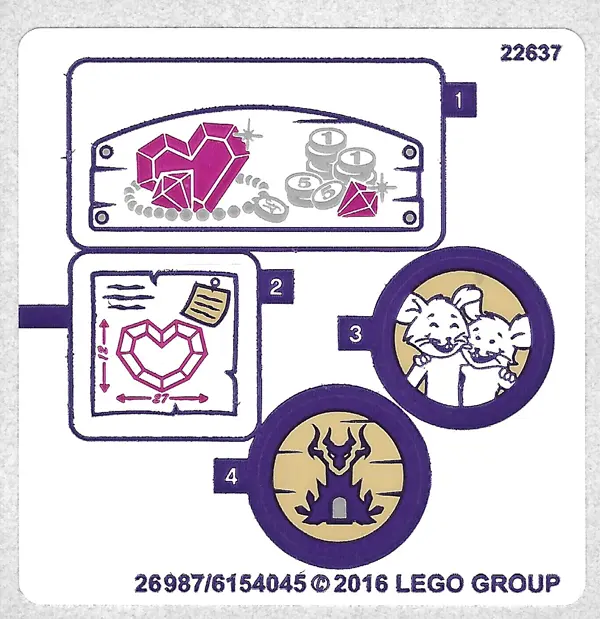 Sticker Sheet for Set 41177 - International Version -  (26987/6154045)