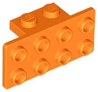 Orange Bracket 1 x 2 - 2 x 4