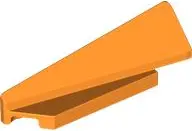 Orange Wedge 5 x 1 x 1 1/3 with 4 x 1 Base Left