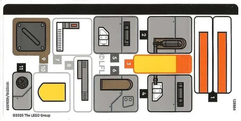 Sticker Sheet for Set 75416 - (10112218/6536359)