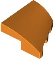 Orange Wedge 2 x 2 x 2/3 Left