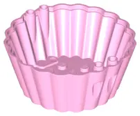 Bright Pink Container, Cupcake / Muffin Cup 8 x 8 x 3