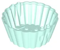 Light Aqua Container, Cupcake / Muffin Cup 8 x 8 x 3