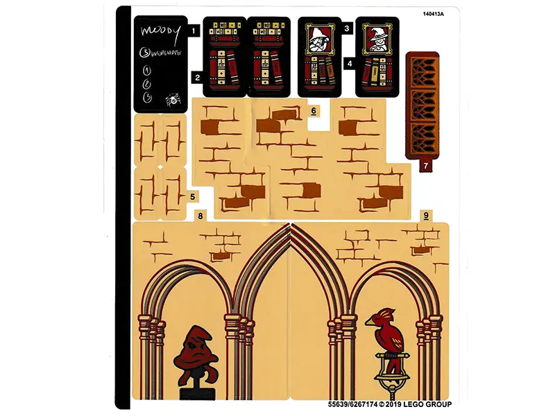 Sticker Sheet for Set 75948, Sheet 1 - (55639/6267174)