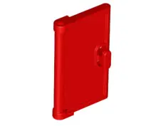 Red Door 1 x 2 x 3 with Vertical Handle, Mold for Tabless Frames