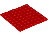 Red Plate 8 x 8