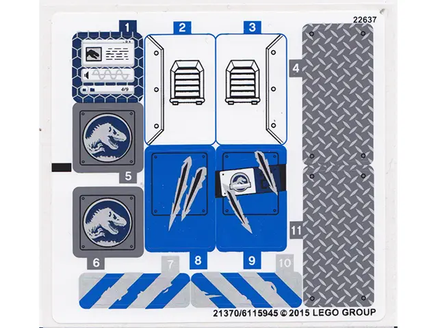 Sticker Sheet for Set 75918 - International Version - (21370/6115945)