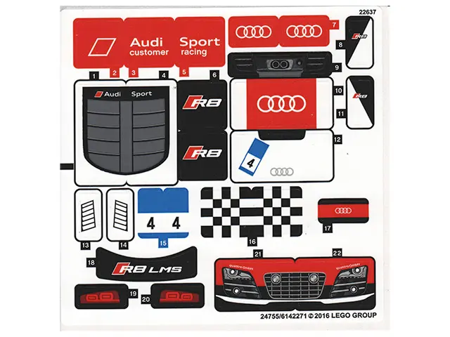 Sticker Sheet for Set 75873 - International Version - (24755/6142271)