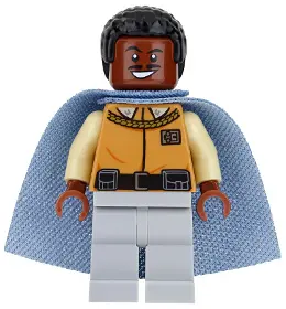 Lando Calrissian - General Insignia (Light Bluish Gray Legs)