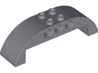 Dark Bluish Gray Slope, Curved 8 x 2 x 2 Double