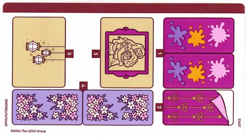 Sticker Sheet for Set 43237 - (10107082/6476460)