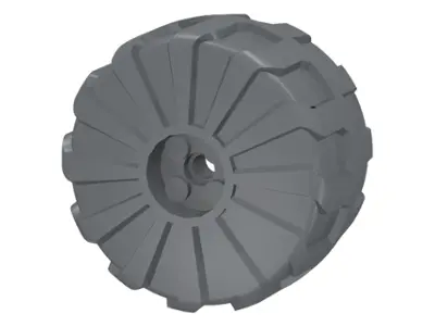 Dark Bluish Gray Wheel Hard Plastic Large (54mm D. x 30mm)