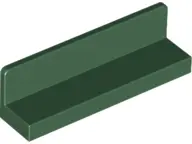 Dark Green Panel 1 x 4 x 1