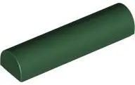 Green Slope, Curved 1 x 4 x 2/3 Double