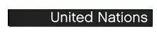Black Tile 1 x 8 with 'United Nations' Pattern