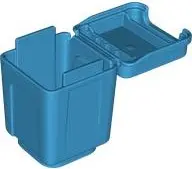 Dark Azure Duplo Container Garbage Can with Lid