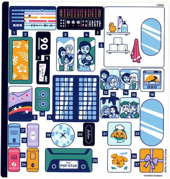 Sticker Sheet for Set 42639 - (10106057/6466621)