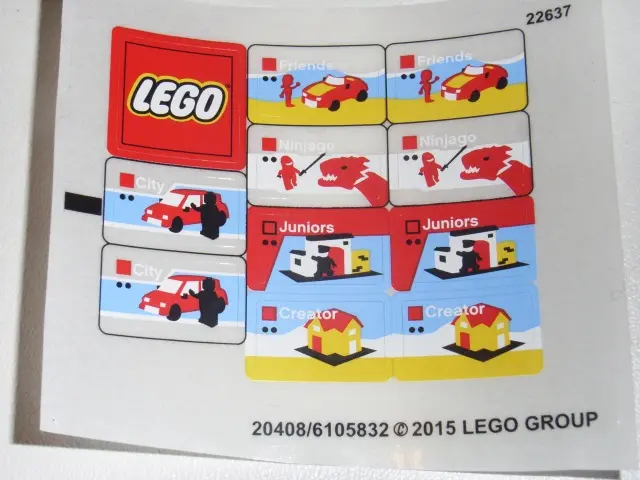 Sticker Sheet for Set 40305 - (20408/6105832)