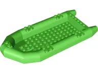 Bright Green Boat, Rubber Raft, Large