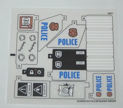 Sticker Sheet for Set 60130 - (24542/6133174)
