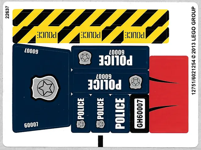 Sticker Sheet for Set 60007 - (12751/6021254)