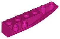 Magenta Wedge 6 x 2 Inverted Right