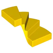 Yellow Stairs 6 x 6 x 4 Curved
