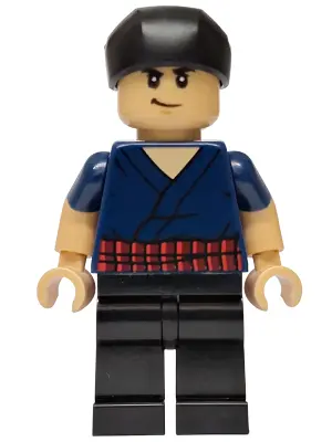 Zoro - Dark Blue Shirt, Black Bandana